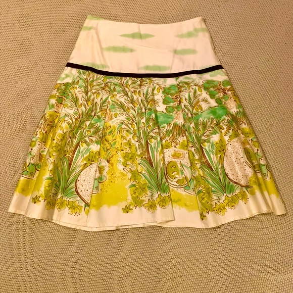 Unique Printed Skirt - Picture 1 of 9